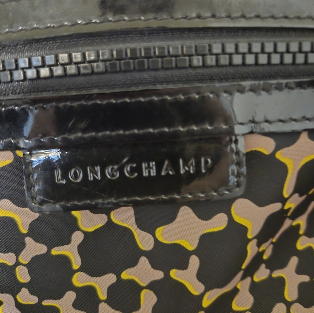 Stylish Black And Yellow Patterned Backpack - image 2